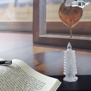 風水 水晶 置物 天然水晶 天然石 パワーストーン 風水グッズ 開運グッズ (天然水晶九層文昌塔)