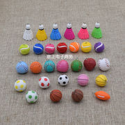 野球 チャーム キーホルダーパーツ デコパーツ DIY素材手作り アクセサリーパーツ  手芸材料