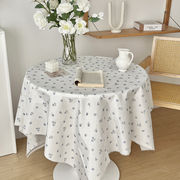 ★インテリア★　フレンチフラワーデスククロス　食卓カバー　INS映え　撮影　韓国インテリア