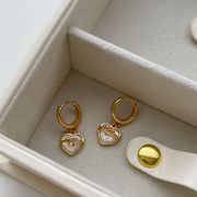 ★Heart★　ハートアクセ　ハートピアス 可愛い　デイリー　韓国アクセサリー