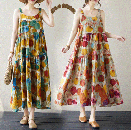 2024年夏新作　レディース服　ワンピース　キャミソール　ロングワンピース　ファッション　12色展開