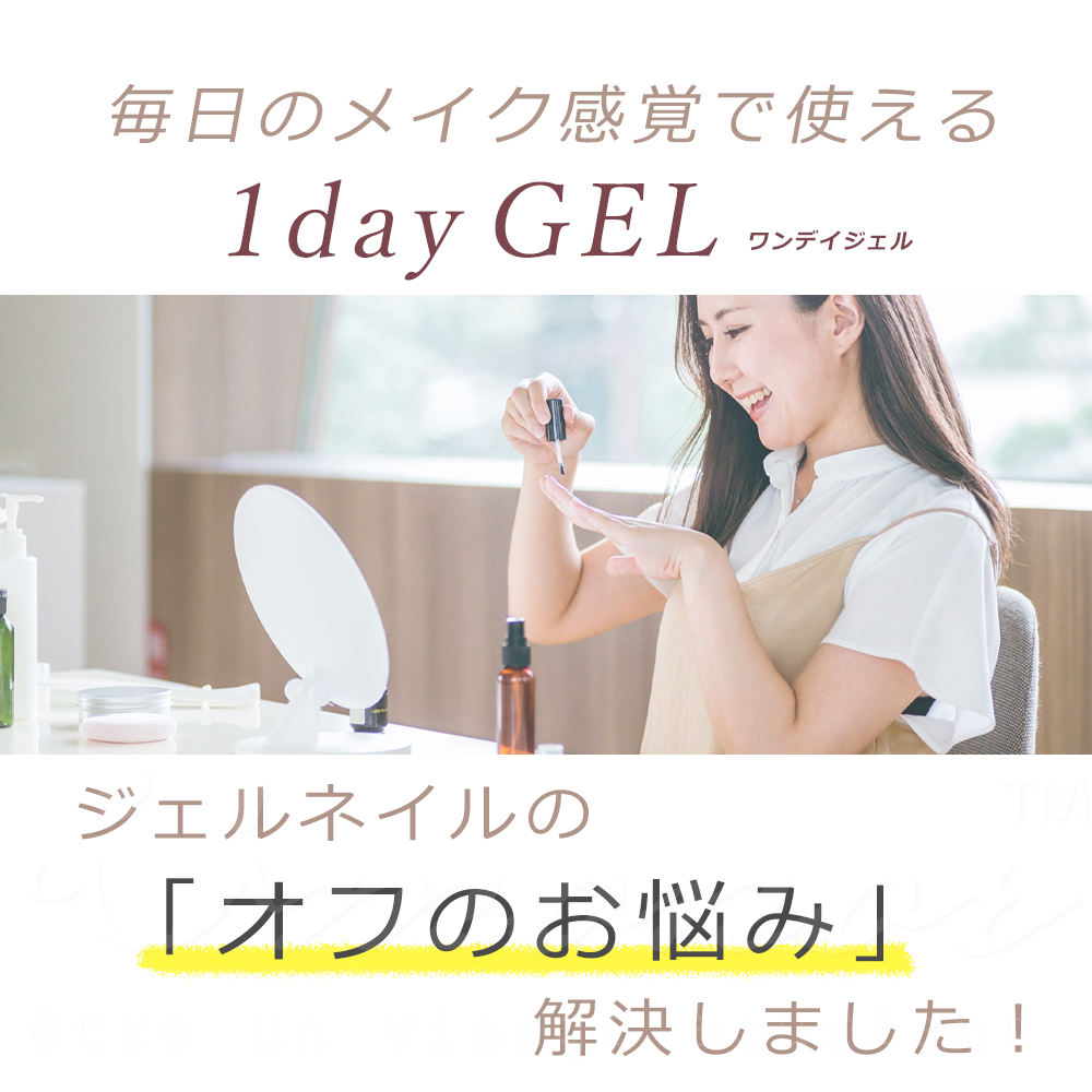 ネイル 簡単にはがせるベースジェル【ワンデイジェル】 ネイル ネイル