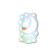 miffy ホログラムステッカー お月さま キャラクター 絵本 イラスト かわいい こども うさぎ グッズ MIF091
