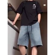 2024春夏新作 メンズ  ボトムス カジュアルパンツ ジーンズ  デニム ショートパンツ 男