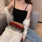 リブキャミソール★キャミソール★ブラジャー★