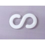 白色 8mm Sフック PSH80 50点