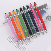 ボールペン サインペン ノック式ボールペン 黒インク 金属ペン 創意文具 学生用ペン ギフト プレゼント