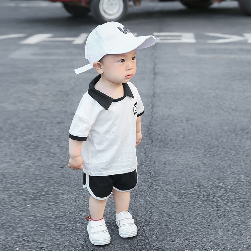 男の子の夏服子供服、2〜3歳の男の子のスポーツ服、子供夏の