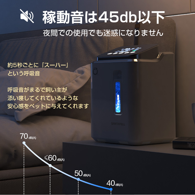 酸素発生器 家庭用 酸素濃縮器 酸素吸入器 93％ 7L 静音 リモコン 48