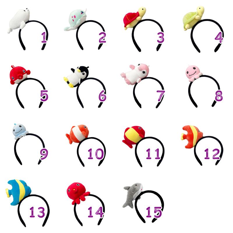 無属性　ぬいぐるみ　オリジナル　ハンドメイド　星屑の人魚ちゃん　ツインテール レディース少女 新作 ヘアアクセ カチューシャ 海洋風
