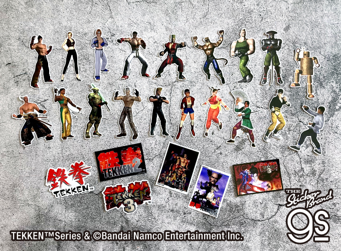 19種セット】 鉄拳レジェンドシリーズ キャラクターステッカー
