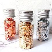 デコパーツ【108.金箔銀箔ピンクゴールド】【1本】約4.8ｇ（瓶含む）レジン　ネイル　デコ　ボールペン