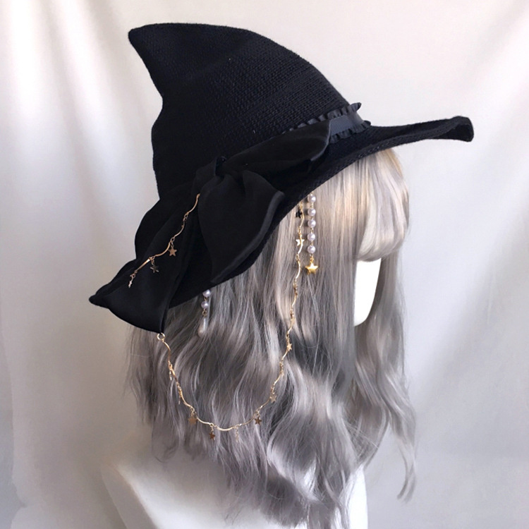 GA273 レディース 帽子 ♡ オシャレ ピン ダーク 魔女風 個性 闇L GA273 レディース 帽子 ♡ オシャレ ピン ダーク 魔女風 個性 闇L