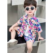 2024夏新作  ベビー服 韓国風子供服 男の子  半袖  トップス+ショートズボン  2点セット  90cm--150cm