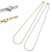 ステンレスチェーン スクリュー【シルバー】【45cm/2mm】