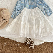 ins 秋新作　子供服　女の子　フリル　スカート　森ガール　可愛い　おしゃれ　カジュアル　ボトムス