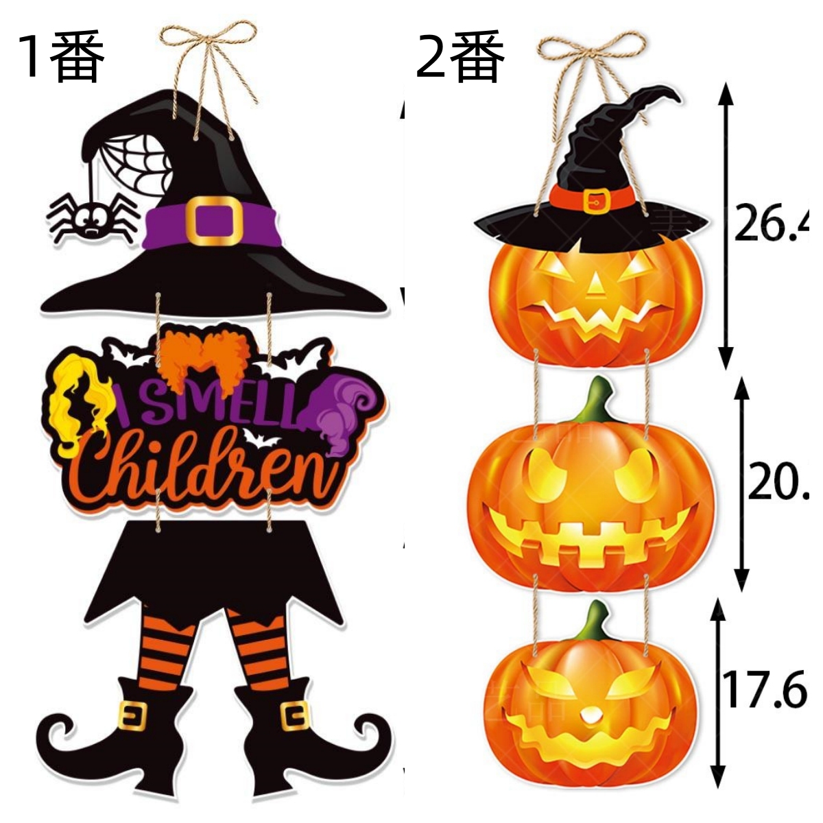 Happy Halloween 人気ハロウィン道具 つるし飾りお化け人 カボチャ どくろ頭 オーナメント 個人事業主 桜花屋 | 卸売・  問屋・仕入れの専門サイト【NETSEA】