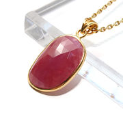 ペンダントトップ　マルチサファイア　スリランカ産　silver925　ゴールド