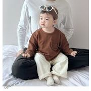 2024秋新作 い韓国風子供服 ベビー服  キッズ  男の子 長袖 トップス +ズボン分けて販売  3色66cm-100cm