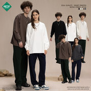 P19410 パーカートップス 男女通用 2024秋新作 長袖 メンズ Tシャツ 無地