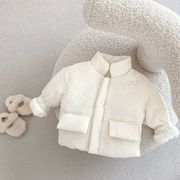 ★BaBy★　ベビー服　66~100cm　キッズジャケット　ホワイトダウンジャケット　韓国ベビー服