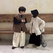 子供服　90~150cm　キッズベスト　ノースリブジャケット　男女兼用　韓国キッズ服