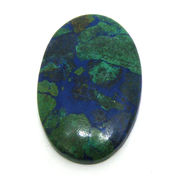≪特価品/即納≫天然石 ルース アズライト(Azurite)  25.2x16.5x3.4mm