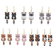 7色  かわいい 金属   猫ピアス    猫雑貨   猫アクセサリー