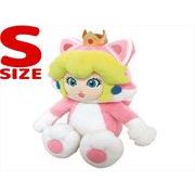 スーパーマリオぬいぐるみ（Ｓ）　ネコピーチ
