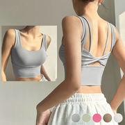 ヨガウェアトップスカップ付