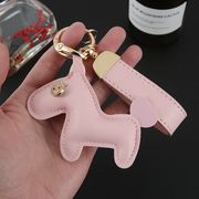 4色 ファッション  PU 馬キーホルダー  馬  キーチェーン  馬雑貨