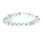 ヒマラヤ水晶 ハイクオリティー １点もの ブレスレット 数珠 パワーストーン 天然石