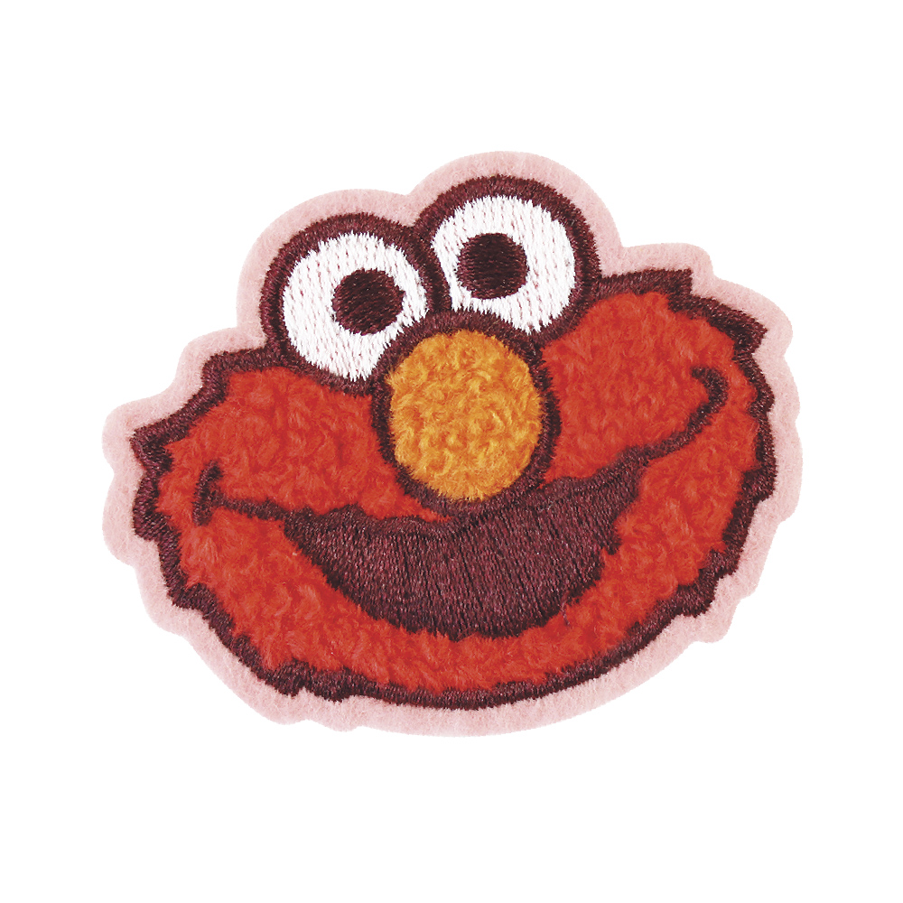 SS-5546501EL セサミストリートモコモコ刺繍ステッカー エルモ | 卸売