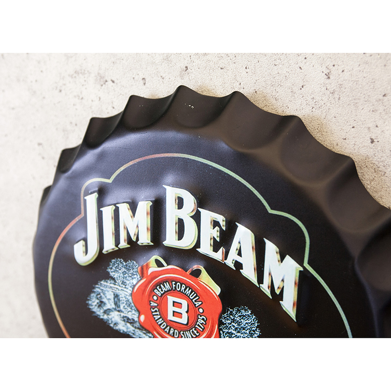 ビアーキャップ エンボスプレート ☆ JIM BEAM BLACK☆ | 卸売・ 問屋 