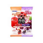 オリヒロプランデュ ぷるんと蒟蒻ゼリー アップル＋グレープ  20gx12x12