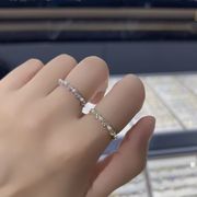 パール付きハートリング　指輪　アクセサリー　韓国ファッション