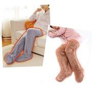 アルファックス 極暖 足が出せるロングカバー ストッパー付き （1足組） 【全2サイズ・2色】