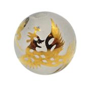≪特価品/国内在庫≫クォーツ水晶 丸玉鳳凰丸玉ビーズ 単品 約10mm