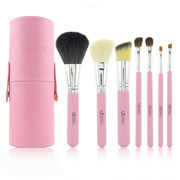 EMILYメイクブラシ7本セット　携帯用　ピンク