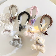 ぬいぐるみストラップ　キーリング　バッグチャーム　DIY　韓国スマホアクセ