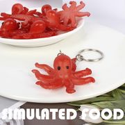 食品サンプル キーホルダー アクセサリー キーチェーン 展示 撮影 SIMULATED FOOD　たこ