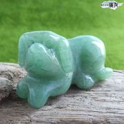 風水 干支 置物 パワーストーン 天然石 アベンチュリン (アベンチュリン干支戌(いぬ・犬))