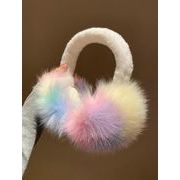 イヤーマフラー 耳当て イヤーマフ 起毛 フェイクファー 秋冬 保温 レディース小物