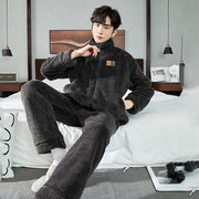 メンズ・ パジャマ・部屋着・ 長袖・秋冬・厚く・暖かく・パジャマセット  ・L～XXXL   5色