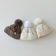 キッズ 子供用 キャップ ニット ビーニー 毛糸 帽子