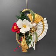 正月 〆飾り しめ飾り　水引 しめ縄リース しめ縄 正月飾り  信濃結び飾り お正月グッズ