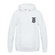 バーバリーBURBERRY  メンズ TB モノグラム ロゴ プルオーバー パーカー 8024605 A1464 WHITE