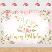 2025★誕生日パーティーの飾り★誕生日横断幕★誕生日背景布