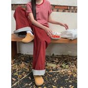 2025春秋レディース服 カジュアル系 ゆったり ロングパンツ 韓国風 ボトムス スラックス 3色展開
