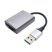 ミヨシ　MCO SD microSDカードリーダ ライタ USB-A ダークシルバー USR-ASD1/DS